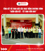 SINH VIÊN KHOA KINH TẾ GHI DẤU ẤN TẠI CHUỖI HOẠT ĐỘNG “XUÂN GẮN KẾT – TẾT SINH VIÊN BDU”