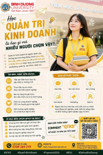 TẠI SAO NHIỀU NGƯỜI CHỌN HỌC QUẢN TRỊ KINH DOANH TẠI BDU VẬY?