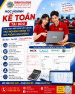 HỌC NGÀNH KẾ TOÁN TẠI ĐẠI HỌC BÌNH DƯƠNG ĐƯỢC THỰC HÀNH TRÊN CÁC PHẦN MỀM HIỆN ĐẠI VÀ CHỨNG TỪ MÔ PHỎNG SINH ĐỘNG