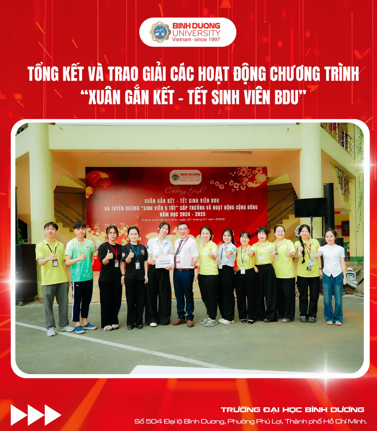 SINH VIÊN KHOA KINH TẾ GHI DẤU ẤN TẠI CHUỖI HOẠT ĐỘNG “XUÂN GẮN KẾT – TẾT SINH VIÊN BDU”