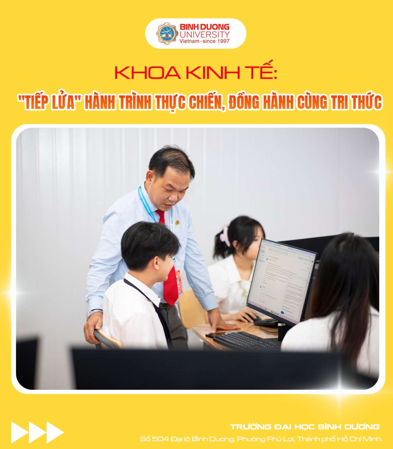 KHOA KINH TẾ: "TIẾP LỬA" HÀNH TRÌNH THỰC CHIẾN, ĐỒNG HÀNH CÙNG TRI THỨC