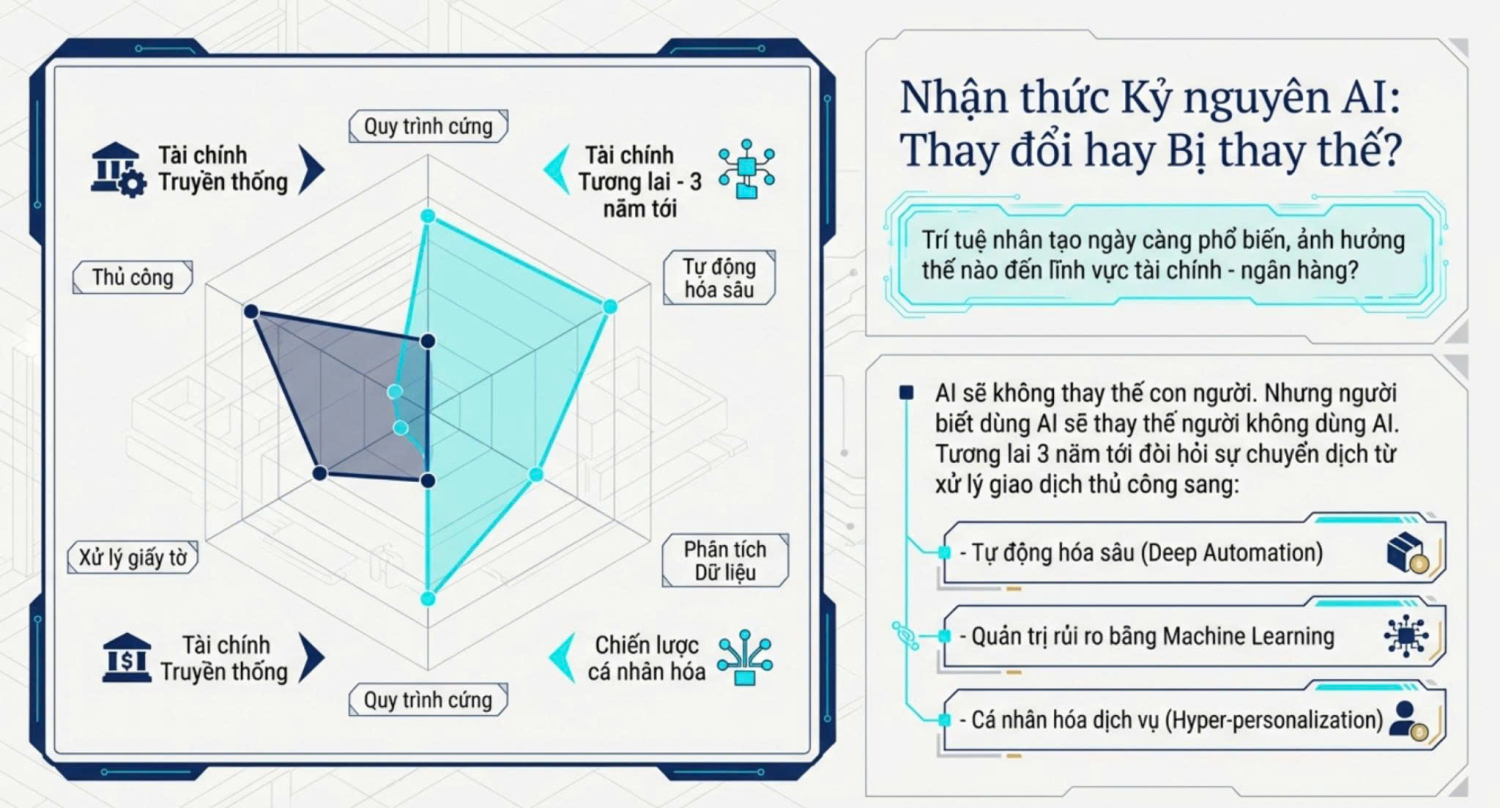 TRÍ TUỆ NHÂN TẠO ĐANG THAY ĐỔI CÔNG VIỆC TRONG NGÀNH TÀI CHÍNH NGÂN HÀNG NHƯ THẾ NÀO?