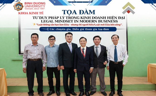 KHOA KINH TẾ TỔ CHỨC TỌA ĐÀM: TƯ DUY PHÁP LÝ TRONG KINH DOANH HIỆN ĐẠI – LẦN 2