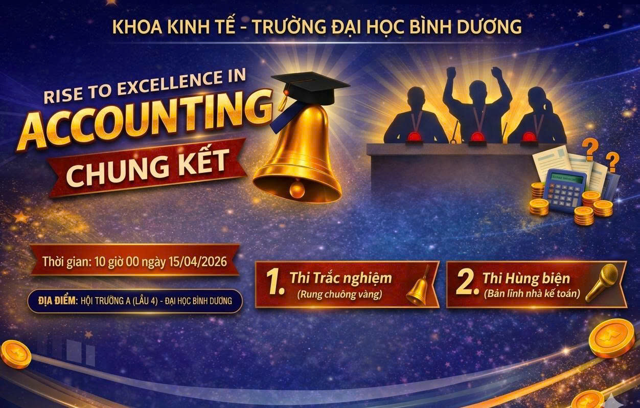 CHUNG KẾT CUỘC THI “RISE TO EXCELLENCE IN ACCOUNTING 2026” - QUÁN QUÂN SẼ GỌI TÊN AI?