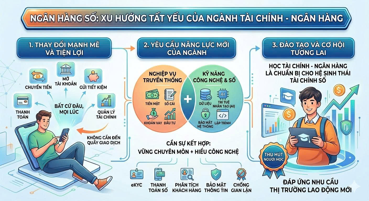 NGÂN HÀNG SỐ: XU HƯỚNG TẤT YẾU CỦA NGÀNH TÀI CHÍNH - NGÂN HÀNG