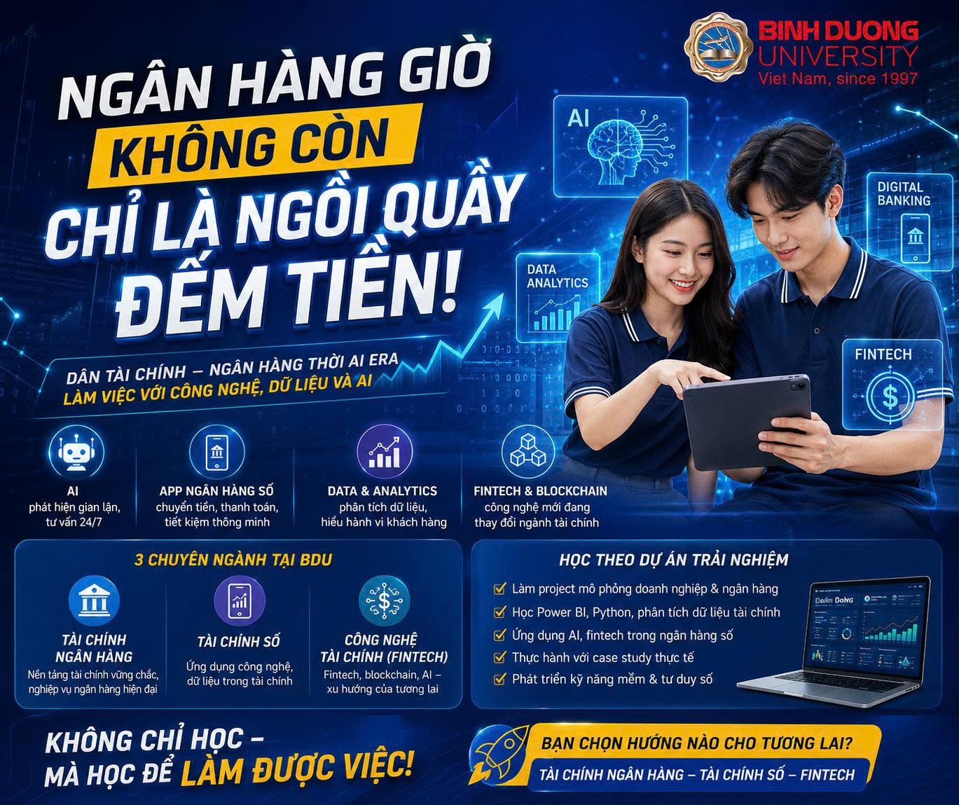 NGÂN HÀNG GIỜ KHÔNG CÒN CHỈ LÀ NGỒI QUẦY ĐẾM TIỀN