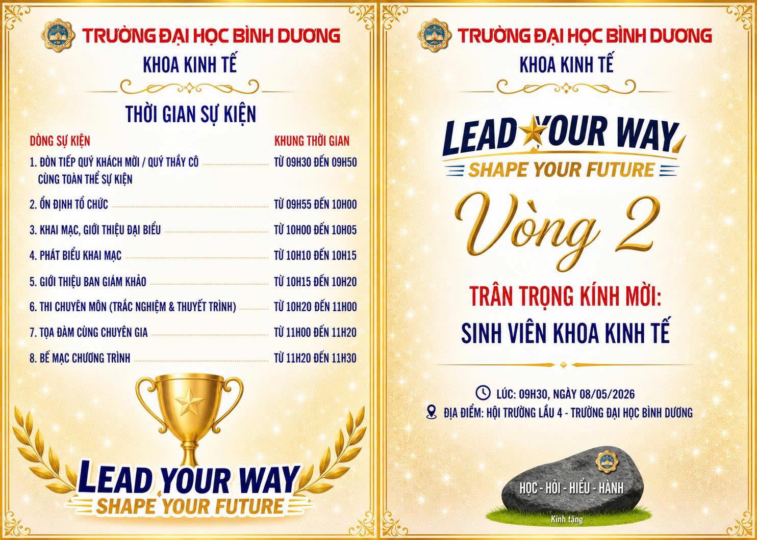 THƯ MỜI THAM DỰ CỔ VŨ VÒNG 2 CUỘC THI "QUẢN TRỊ BẢN THÂN-KIẾN TẠO TƯƠNG LAI"
