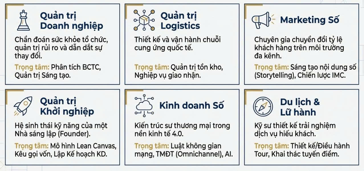 HOT HOT HOT!!! CHÚNG TA CHUẨN BỊ CHÀO ĐÓN 6 CHUYÊN NGÀNH MỚI CỰC XỊN CỦA NGÀNH QUẢN TRỊ KINH DOANH, KHOA KINH TẾ NHÉ!!!