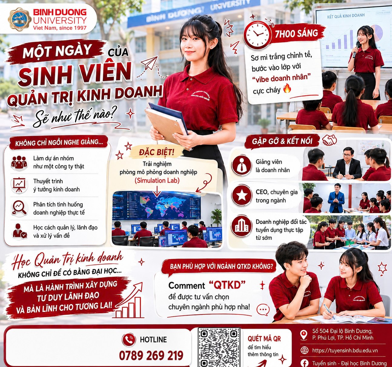 HÀNH TRÌNH TRỞ THÀNH SINH VIÊN QUẢN TRỊ KINH DOANH TẠI BDU SẼ NHƯ THẾ NÀO?