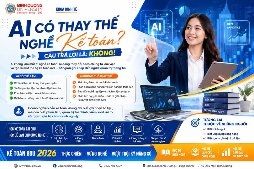 AI CÓ THAY THẾ NGHỀ KẾ TOÁN? AI ĐANG TẠO RA THẾ HỆ KẾ TOÁN MỚI